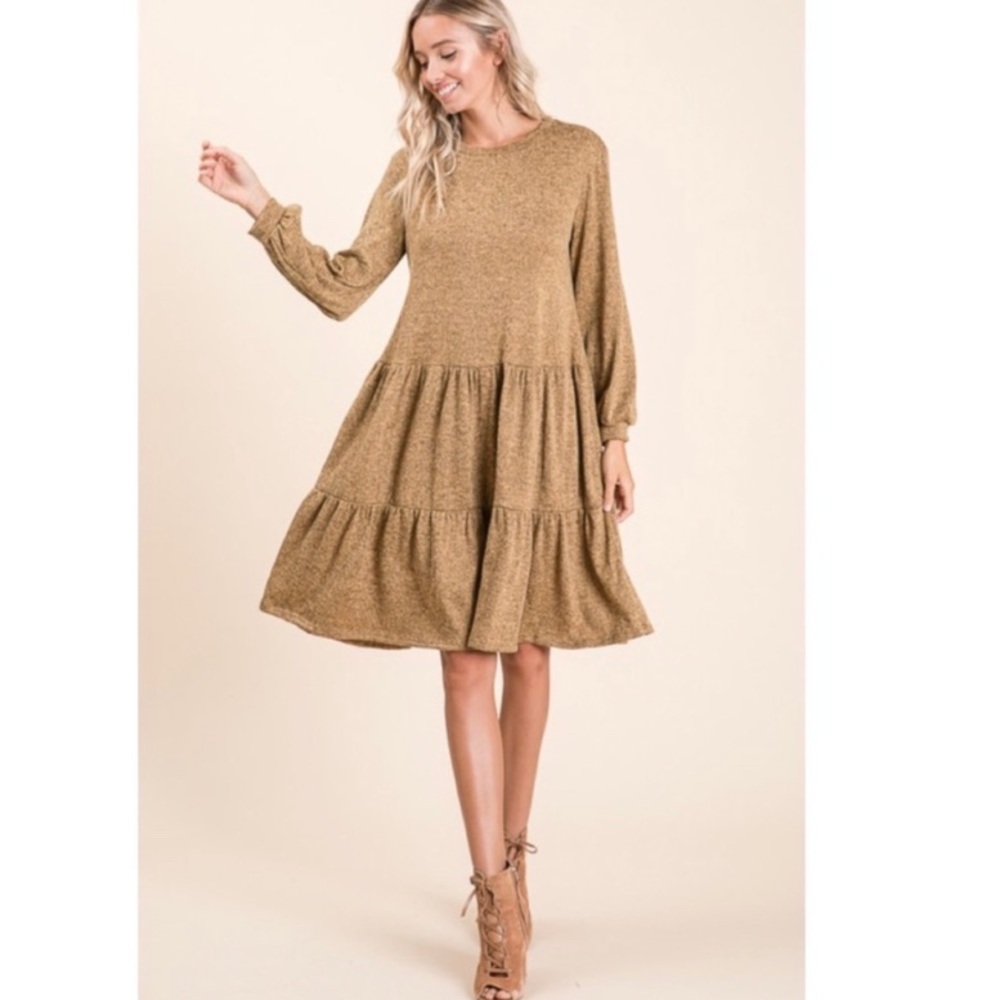 REB in J Round Neck Tiered Look Relaxed Fit Dress - Picture 8 of 11